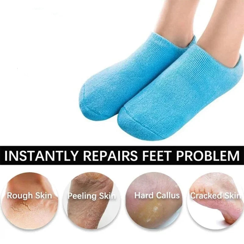 Spa Gel Lined Moisturizing Foot Socks