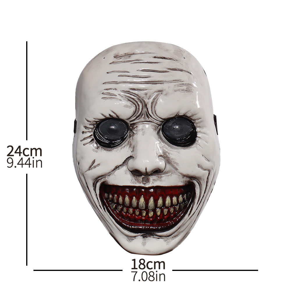 Halloween Zombie Clown Mask Durable Plastic Horror Costume Accessory
