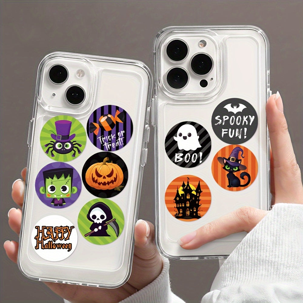 1000-Pack Halloween PVC Stickers – Spooky Waterproof Party Decorations