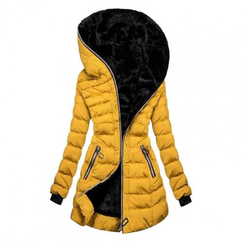 Women's Winter Jacket | Extra-Thick Fleece Lining | Cotton-Polyester Blend | Windproof & Rainproof