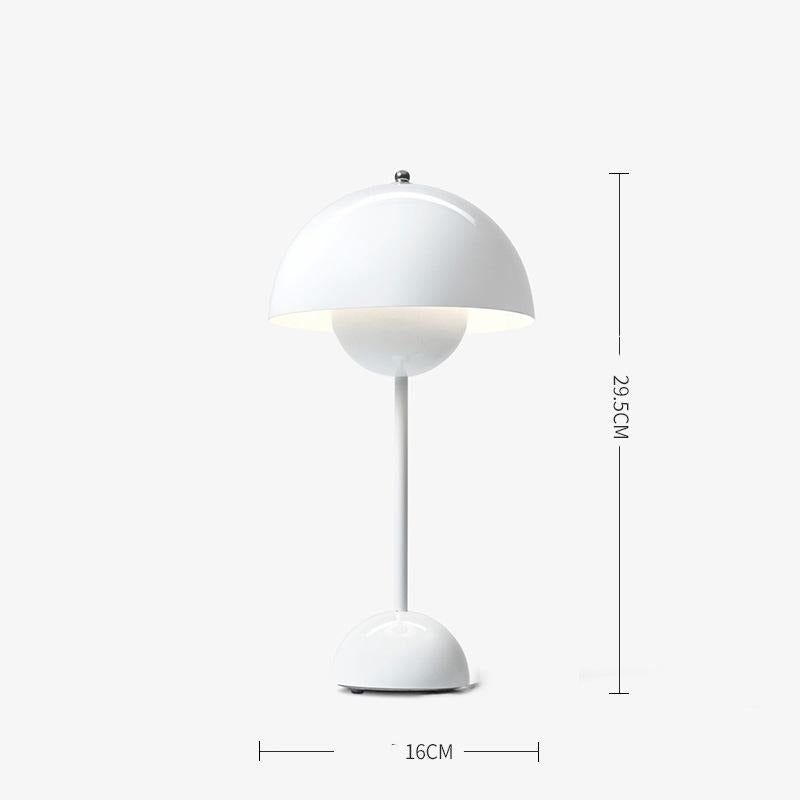 Wireless LED Table Lamp | Touch Dimming & Adjustable Brightness | Lacquered Stainless Steel | Portable & Stylish Design
