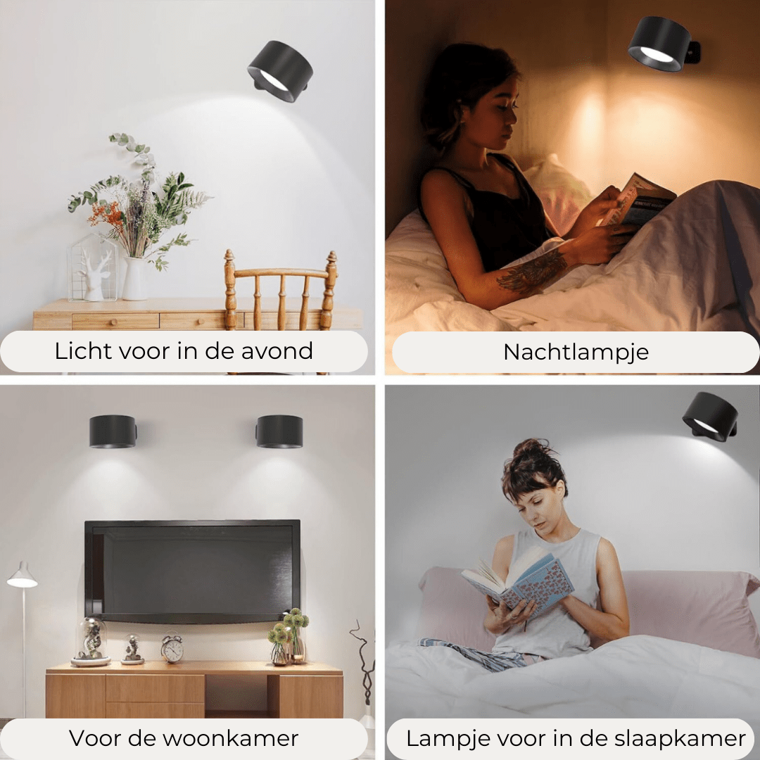 Taavita - Wireless and rechargeable 360° wall lamp