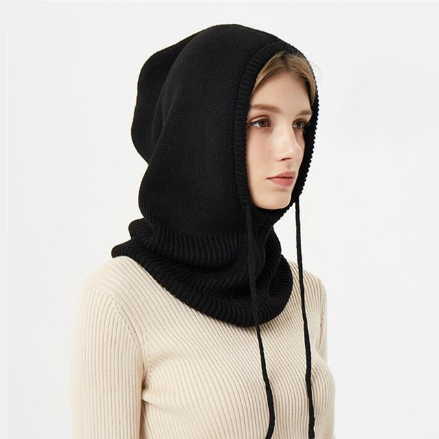 Knitted Winter Beanie Made of Cashmere