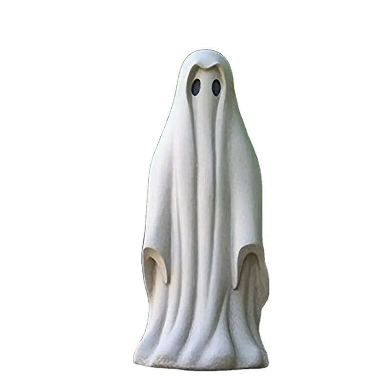 Cute Halloween Ghost Ornament Resin Decor for Spooky Seasonal Display