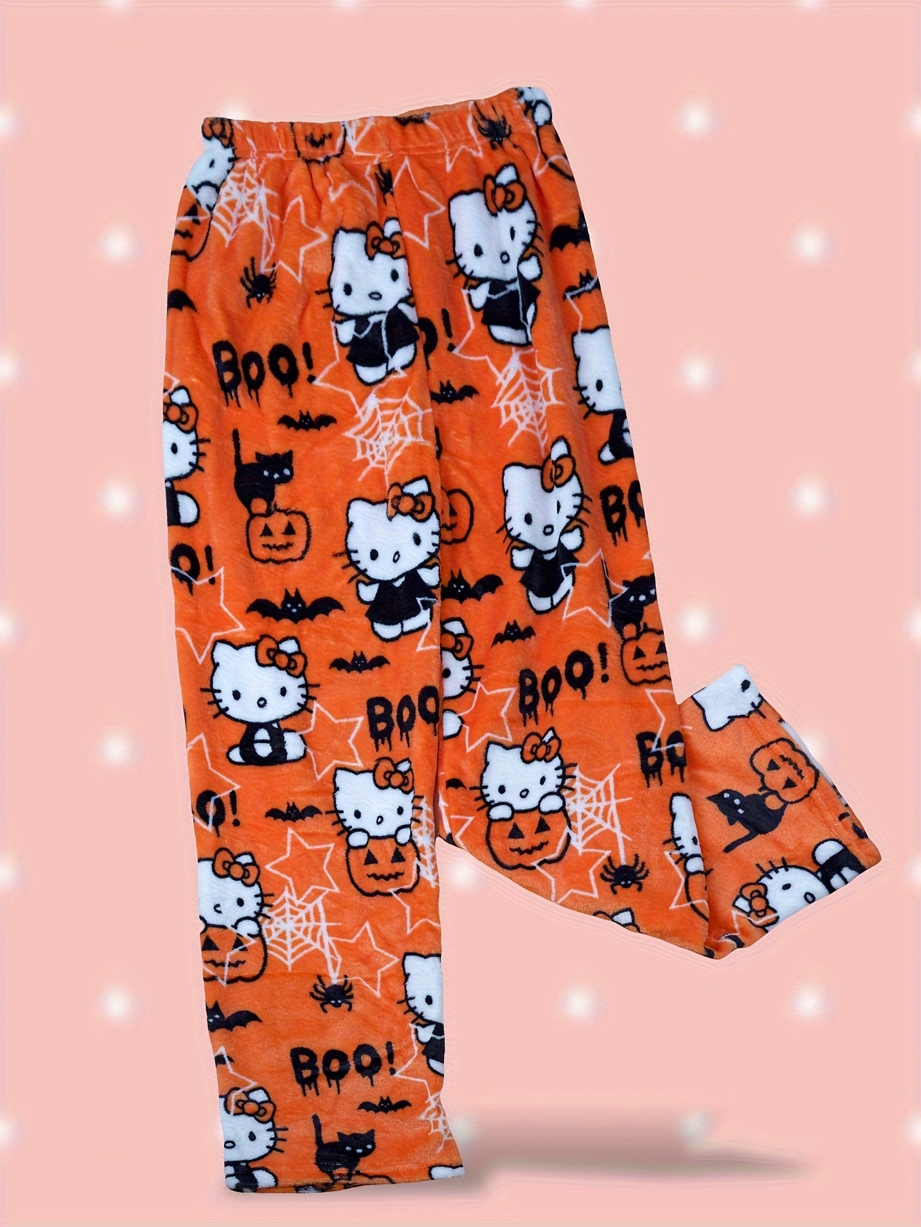 Flannel Sleep Pants | Cartoon Print | Warm and Cozy Comfort | Polyester