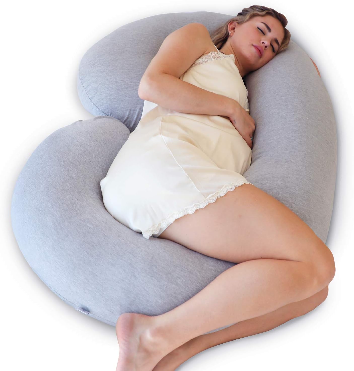 Embrace Comfort with Our Curved Full Body Maternity Pillow