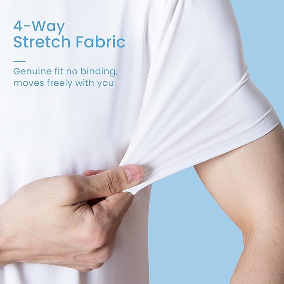 Taavita Men's Classic Cooling T-Shirt - Breathable & Cooling Fabric