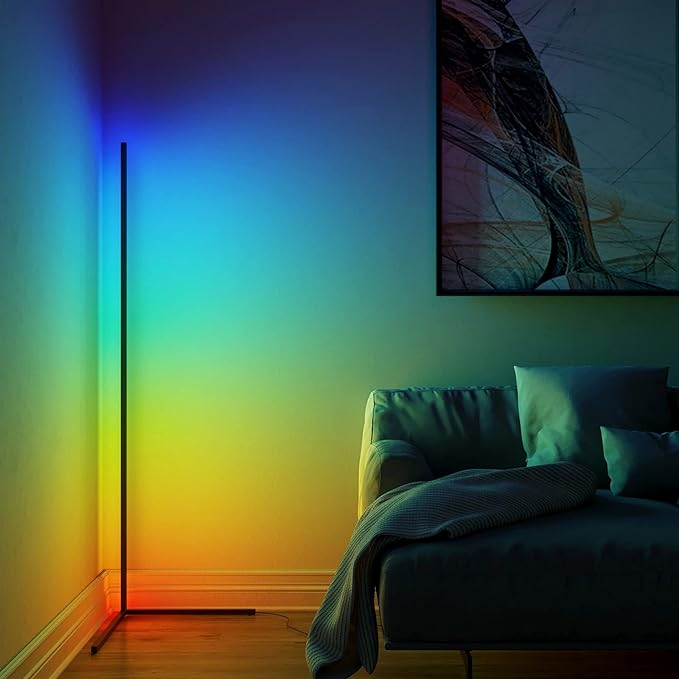 Taavita LED RGB Color-Changing Futuristic Floor Lamp