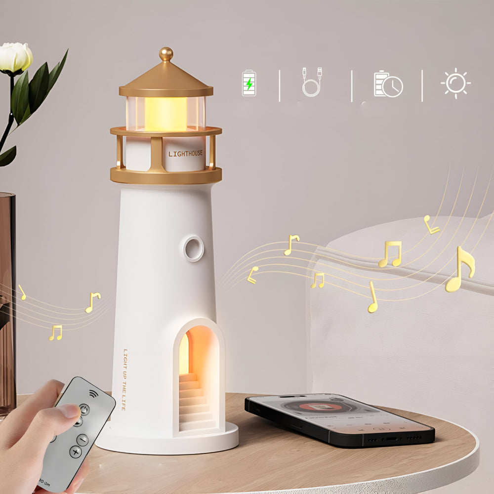 Coastal Dream LED Projector Night Light for Tranquil Spaces