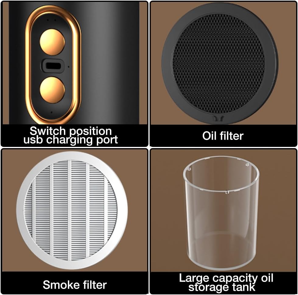 Compact Ventilation Fan | Portable Kitchen Air Cleaner