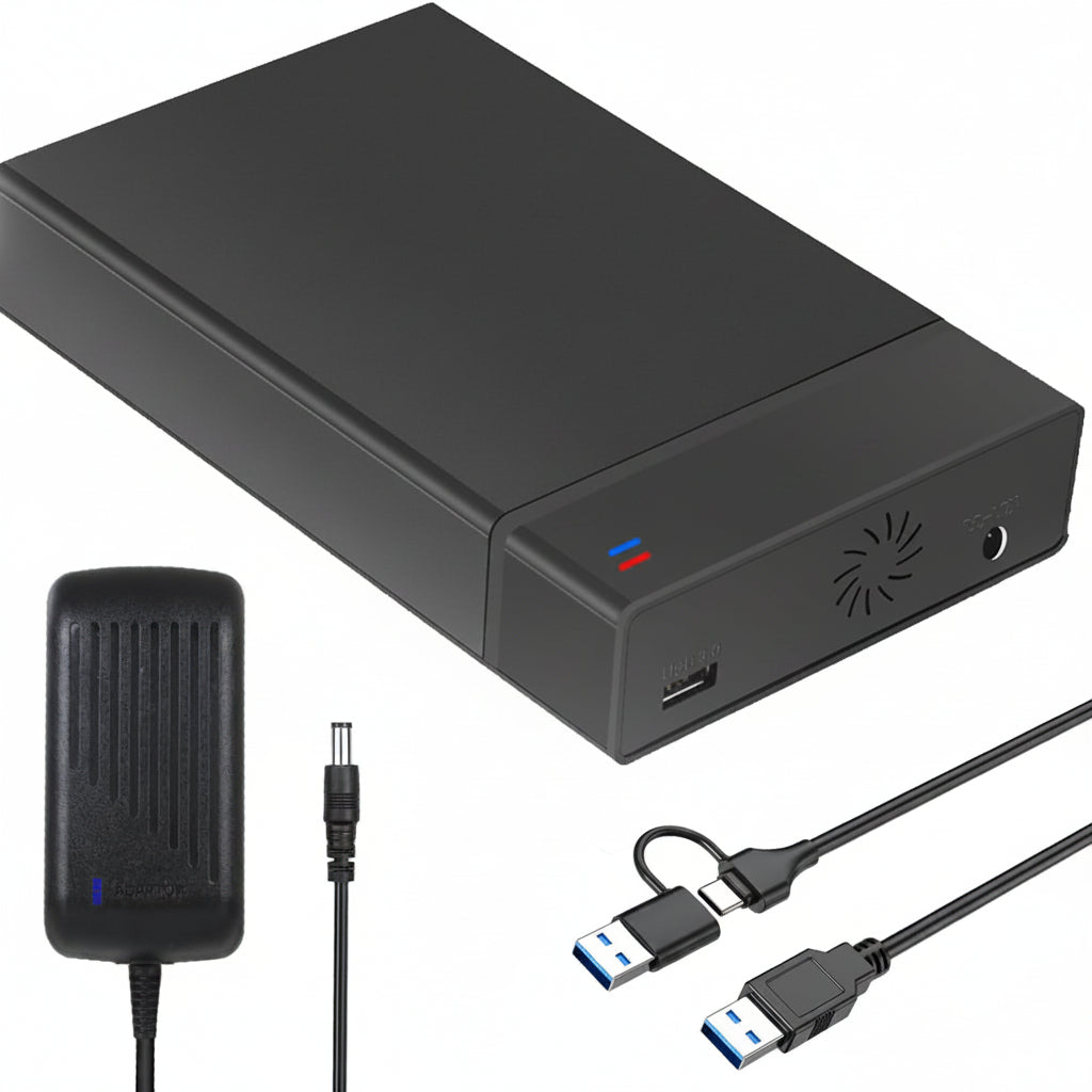 Versatile USB 3.0 External Enclosure for 2.5 & 3.5 Inch Drives