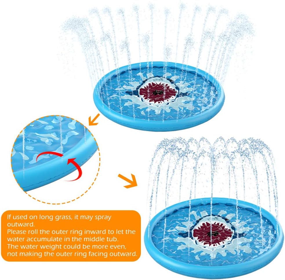 Kids' Sprinkler Splash Pad for Outdoor Fun