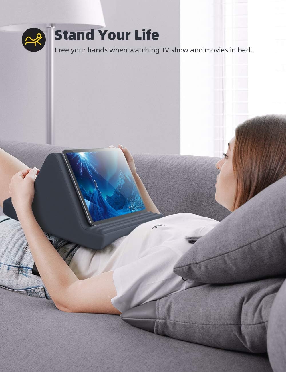 Universal Tablet Holder Pillow Stand for All Devices
