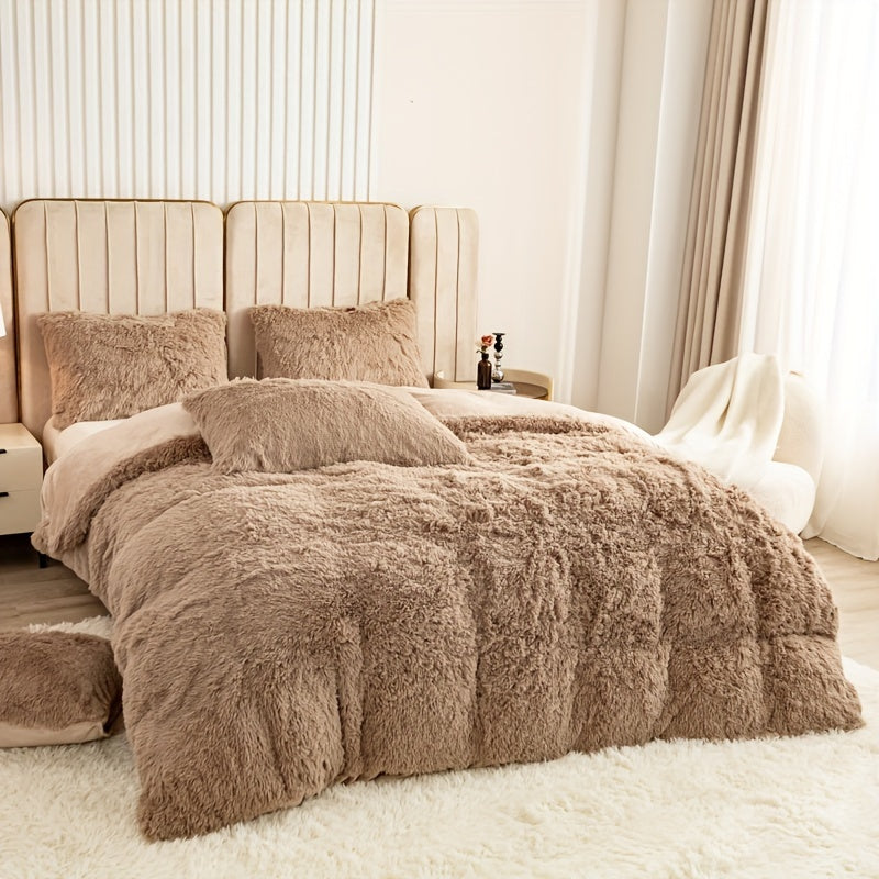 Quilt Cover Set | Wrinkle-Resistant | Soft Cozy Warmth | Polyester