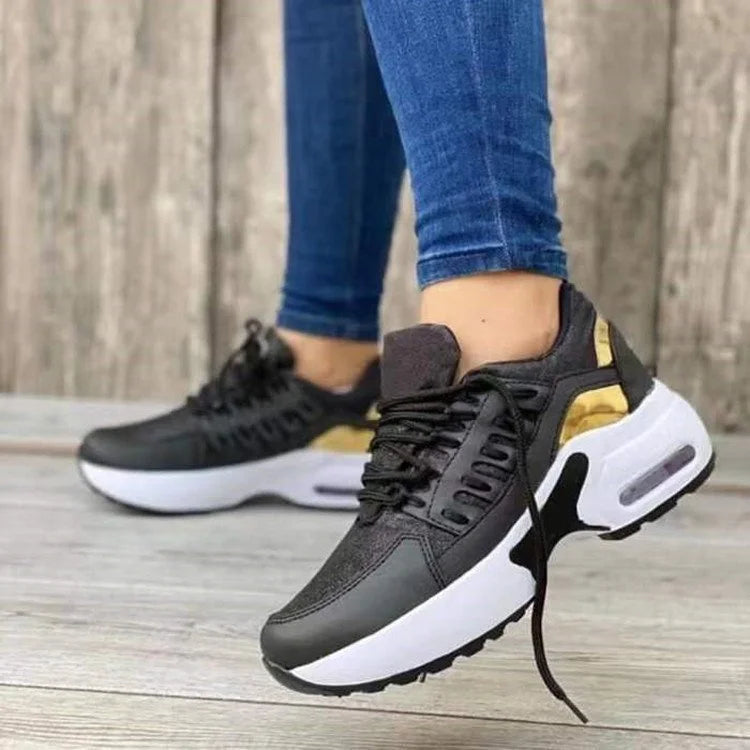 Women’s Athletic Sneakers | Orthopedic Design with Three-Zone Support | Breathable Mesh & Cushioned Heel | Comfortable Fit for All-Day Wear
