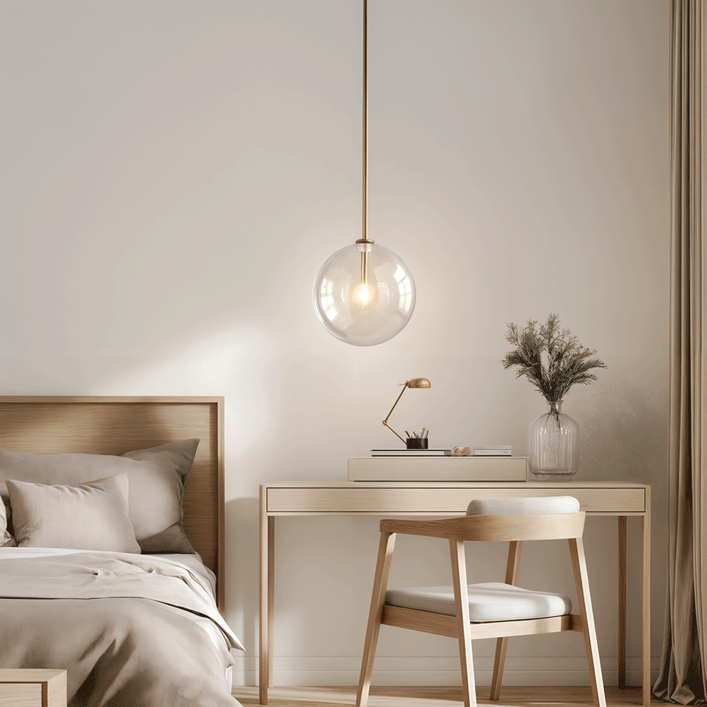 Nordic Glow Glass Pendant Light for Modern Living