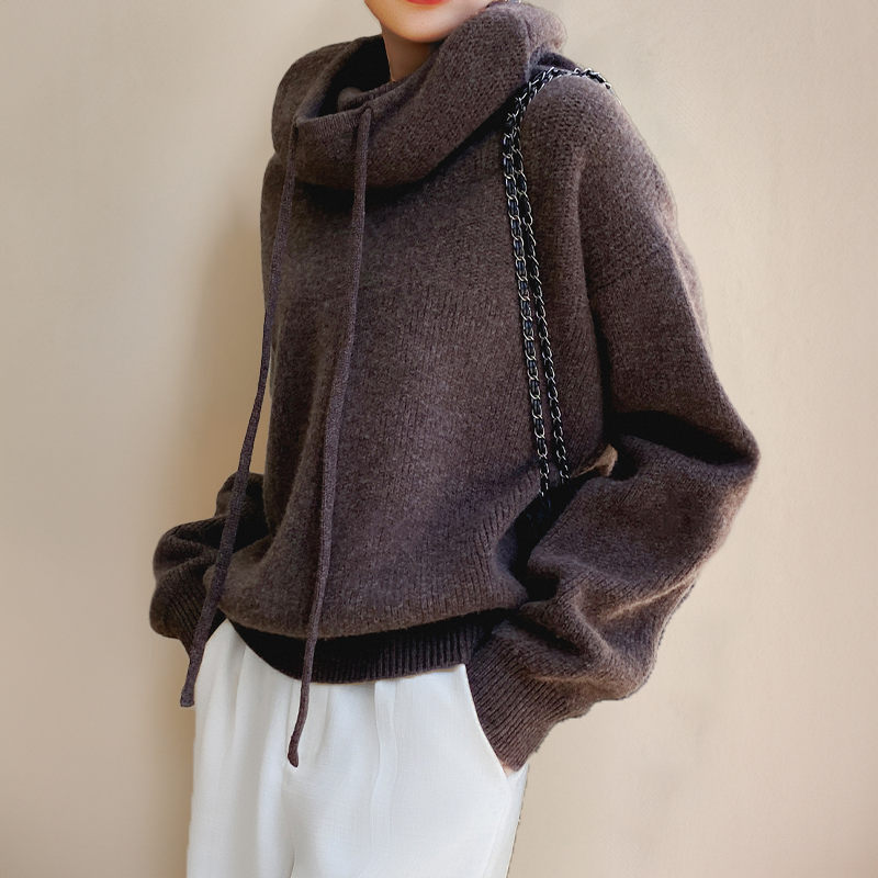 Women’s Turtleneck Sweater | Merino Wool Blend | Soft & Warm | Comfortable Fit