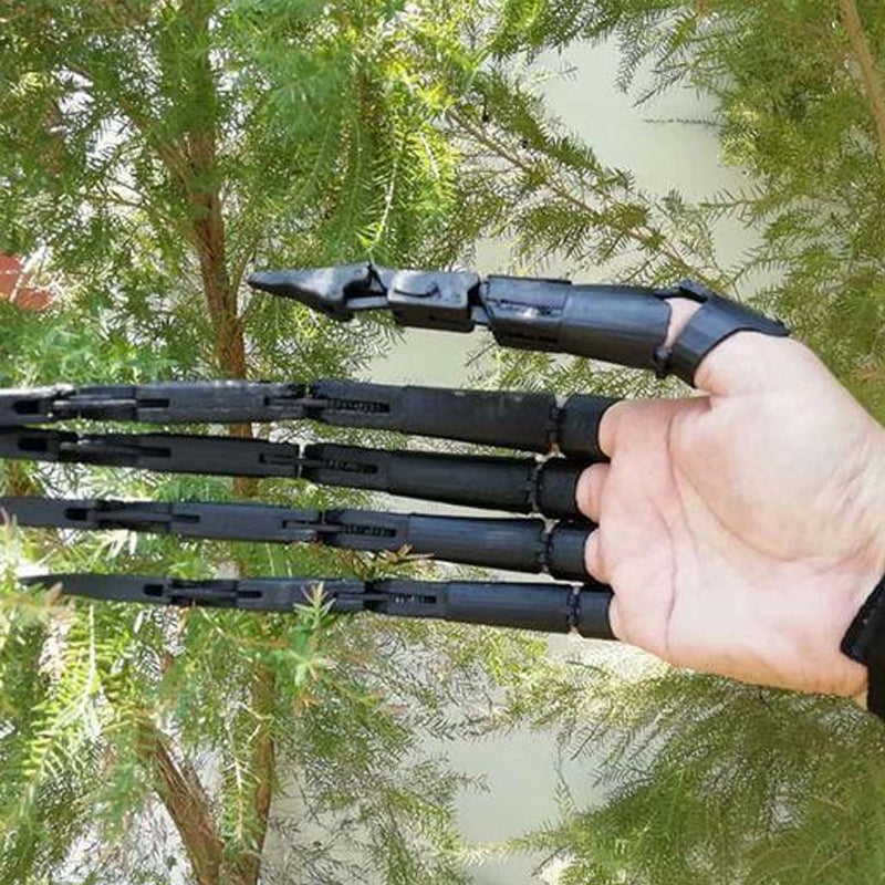 Realistic Articulated Skeleton Fingers Halloween Costume Accessory