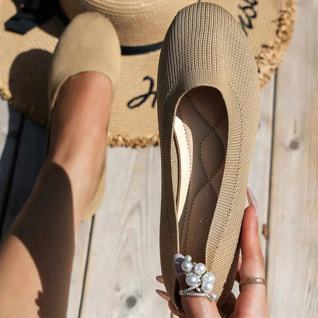 Women's Orthopedic Sandals | Flat Loafers with Breathable Material | Comfortable Fit for All-Day Wear