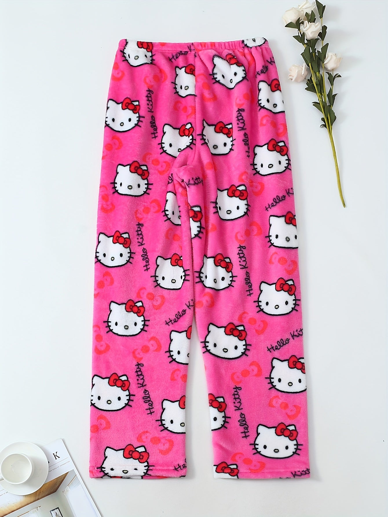 Flannel Sleep Pants | Cartoon Print | Warm and Cozy Comfort | Polyester
