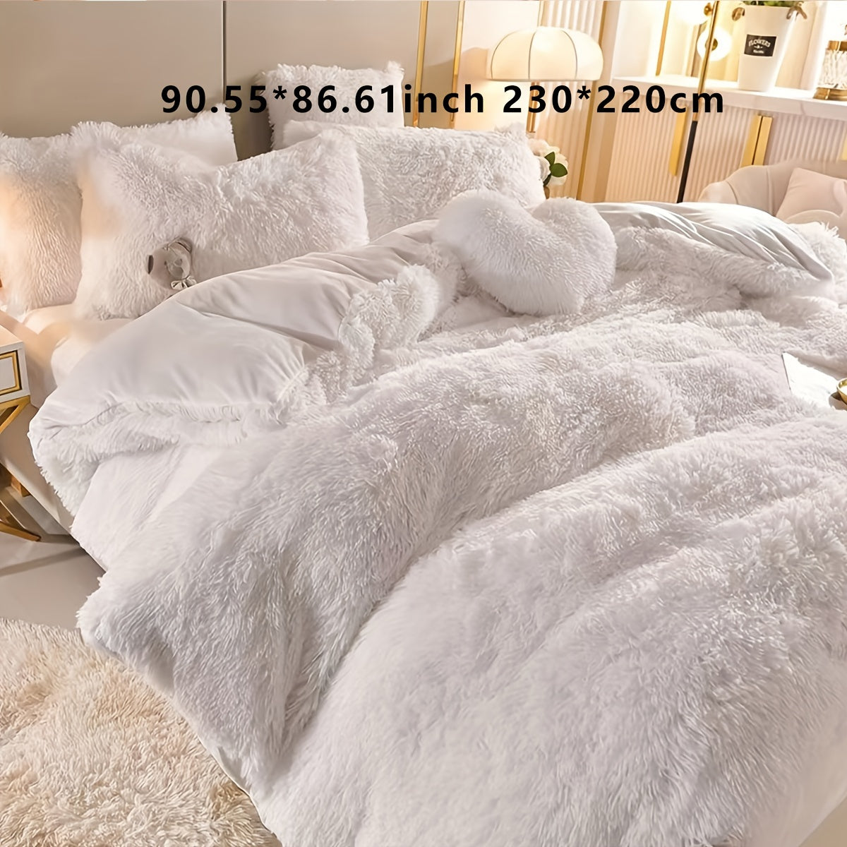 Quilt Cover Set | Plush Fabric | Ultra-Soft Cozy Comfort | Polyester