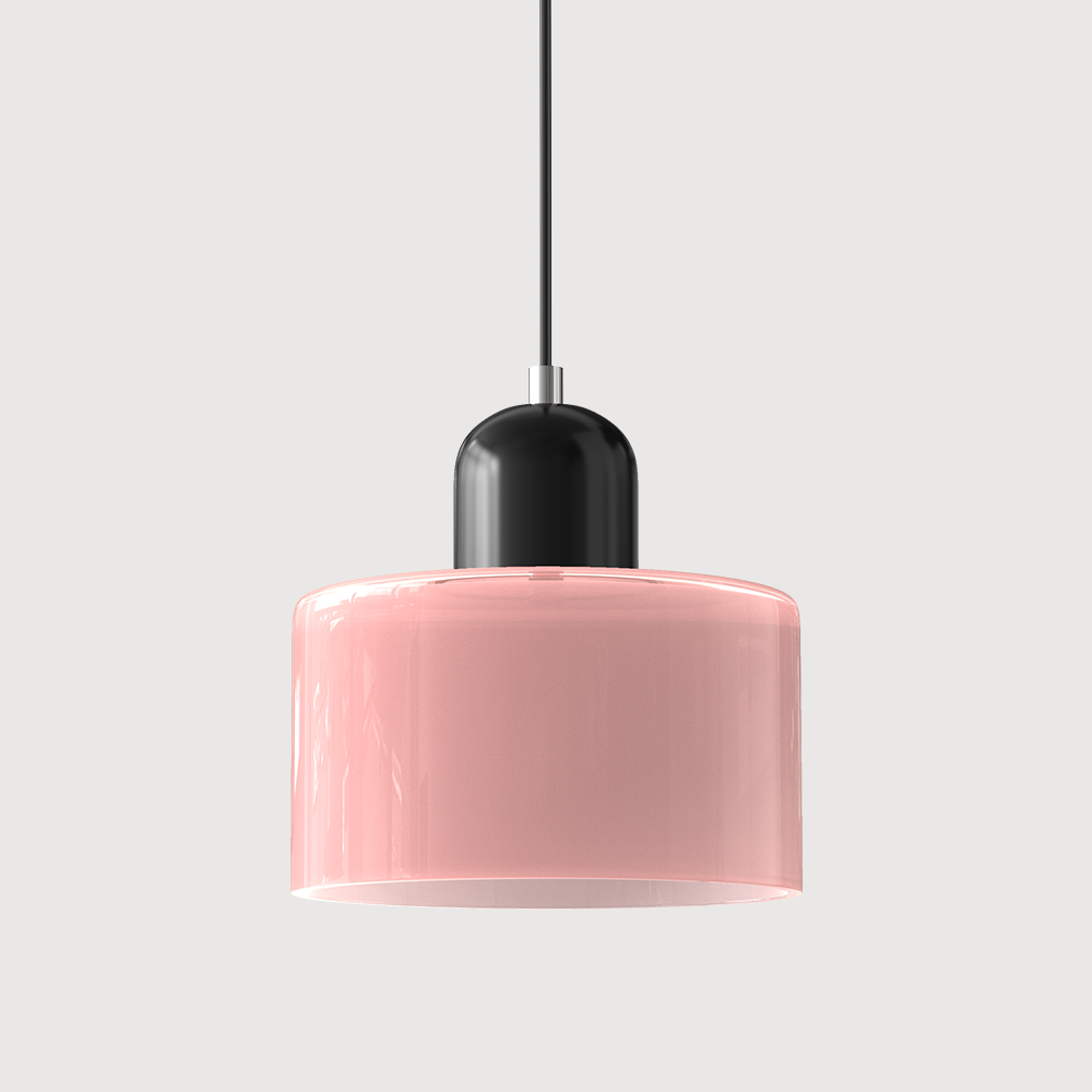 Pendant Light | Bauhaus-Inspired Glass Shade | Adjustable Hanging Length | Easy Assembly