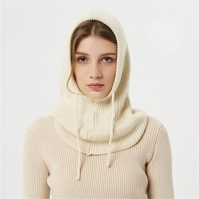 Knitted Winter Beanie Made of Cashmere