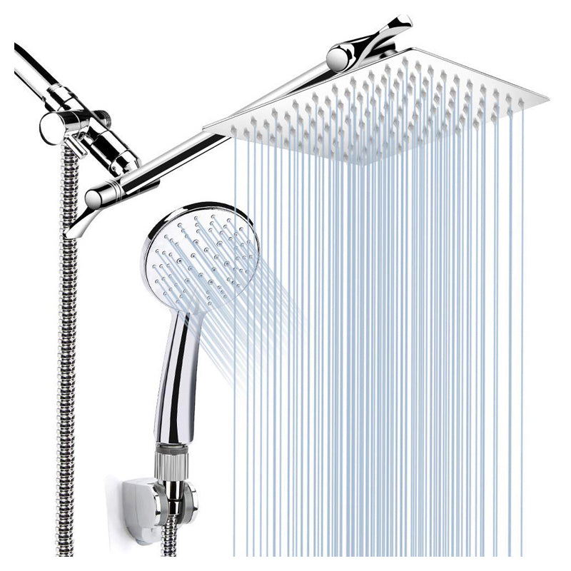 Taavita Medium Flow Dual Shower Head 3 Setting Wall-Mount Showerhead