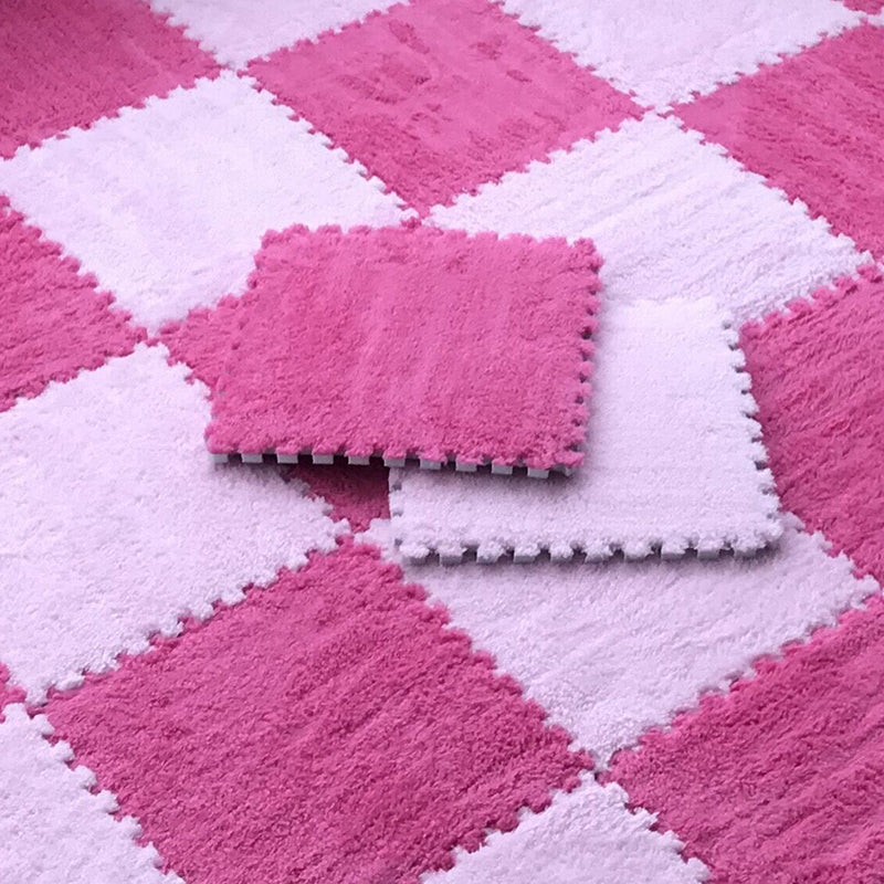 Fade Resistant Carpet Tile Solid Color Interlocking Carpet Floor Tile Gray Blue Clearhalo 'Carpet Tiles & Carpet Squares' 'carpet_tiles_carpet_squares' 'Flooring 'Home Improvement' 'home_improvement' 'home_improvement_carpet_tiles_carpet_squares' Walls and Ceiling' 6744444