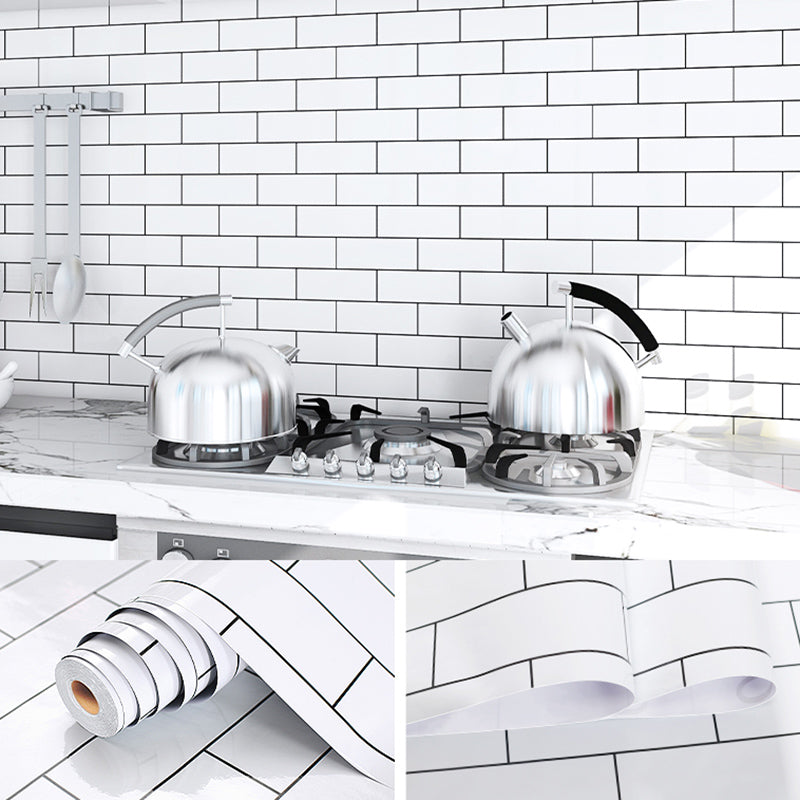 Modern Kitchen Backsplash Wallpaper Peel and Stick Taavita Print Backsplash Tile