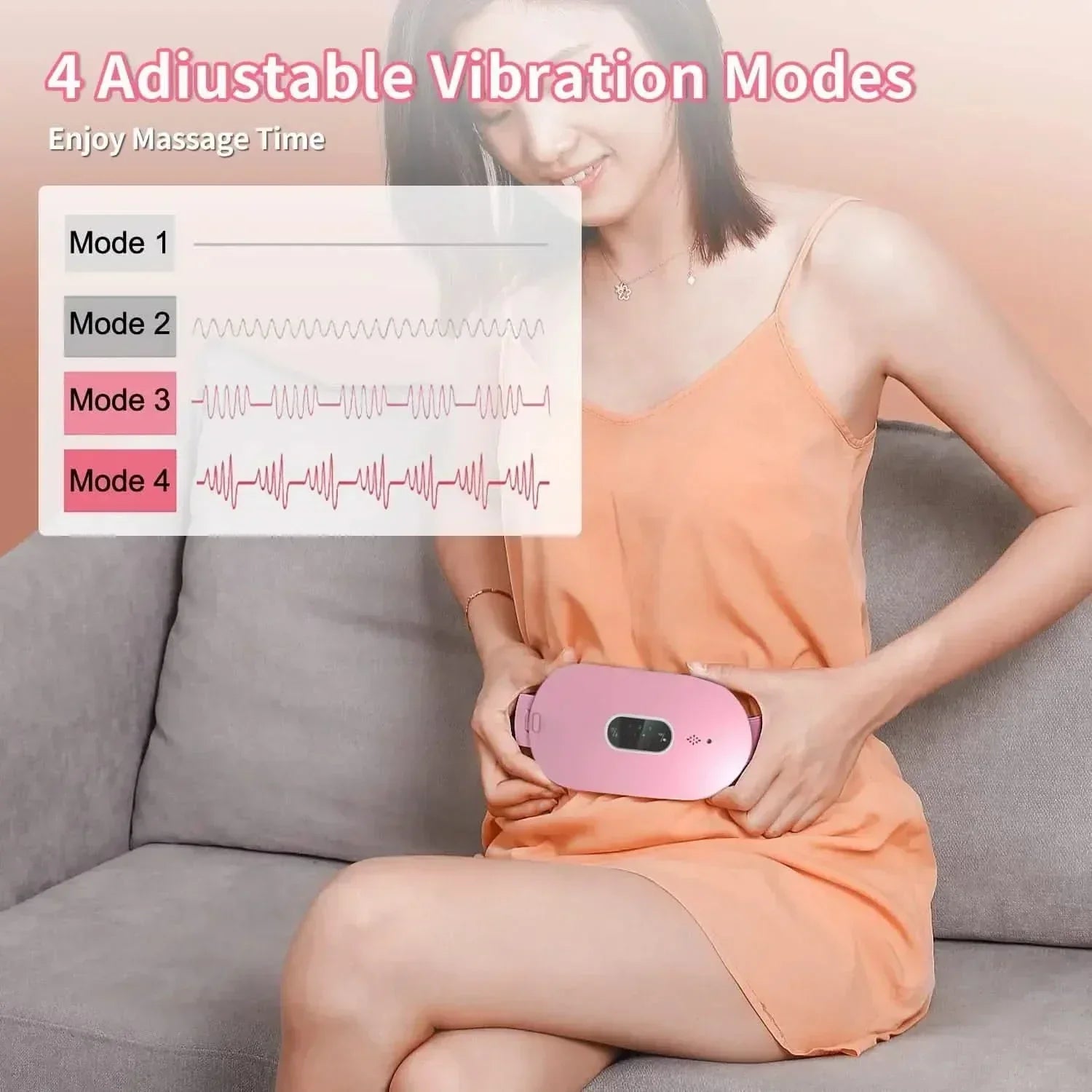 SootheFlex Travel Massage Pad for Menstrual Discomfort Relief