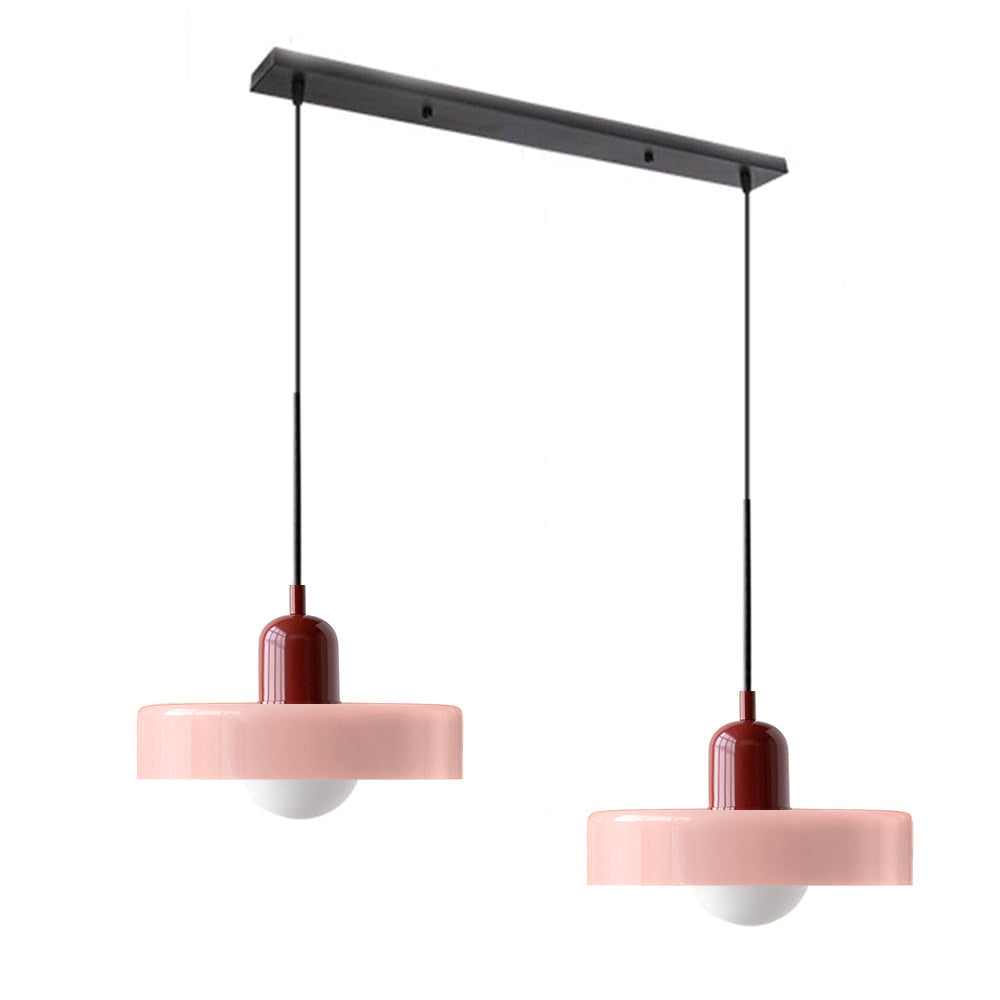 2 Heads Taavita Modern Glass Pendant Light - Elegant and Versatile Design
