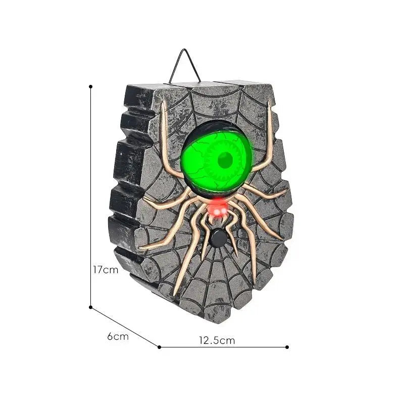 Sinister Spider Eye Doorbell for Halloween Outdoor Decor