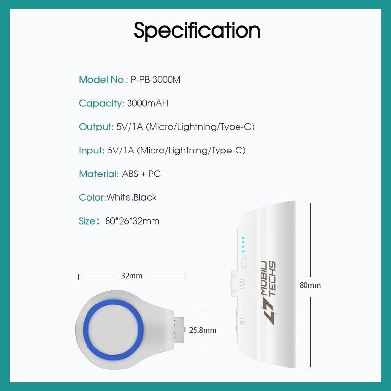 Compact Magnetic Power Bank for On-the-Go Charging