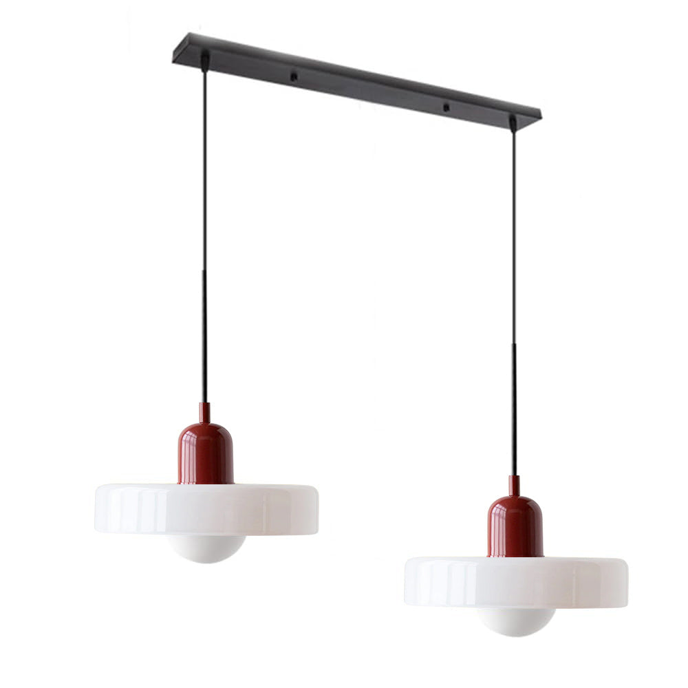 2 Heads Taavita Modern Glass Pendant Light - Elegant and Versatile Design
