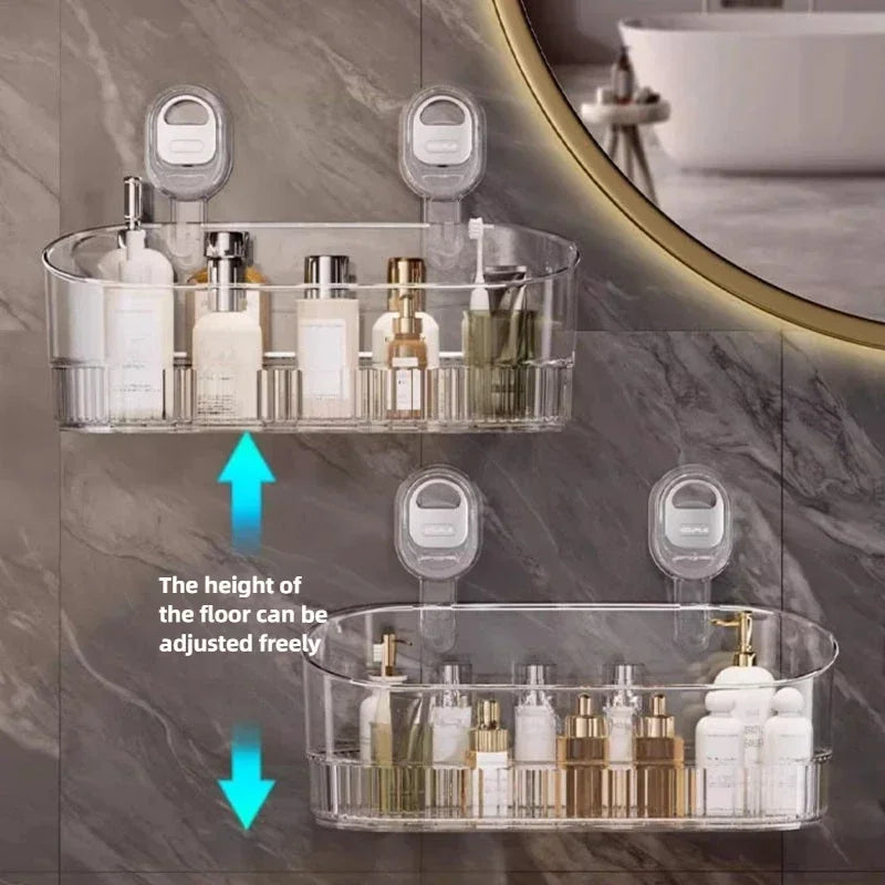 Storage Rack with Suction Cups for Various Uses