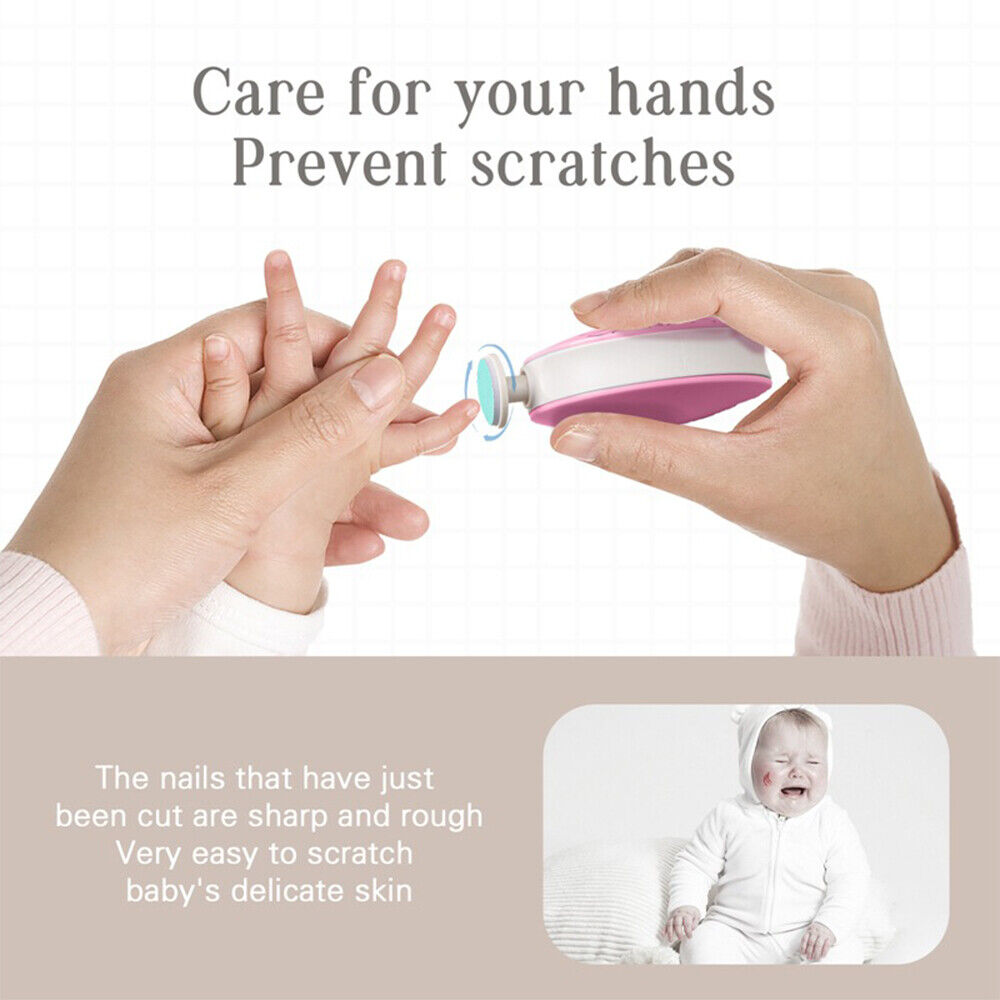 Gentle Baby Nail Care Set with 6 Specialized Heads