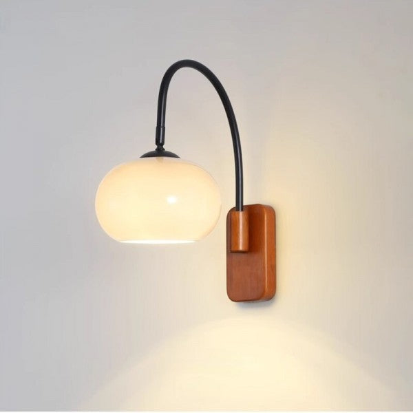 LuxeGlow Rotating Glass Wall Sconce for Stunning Ambiance