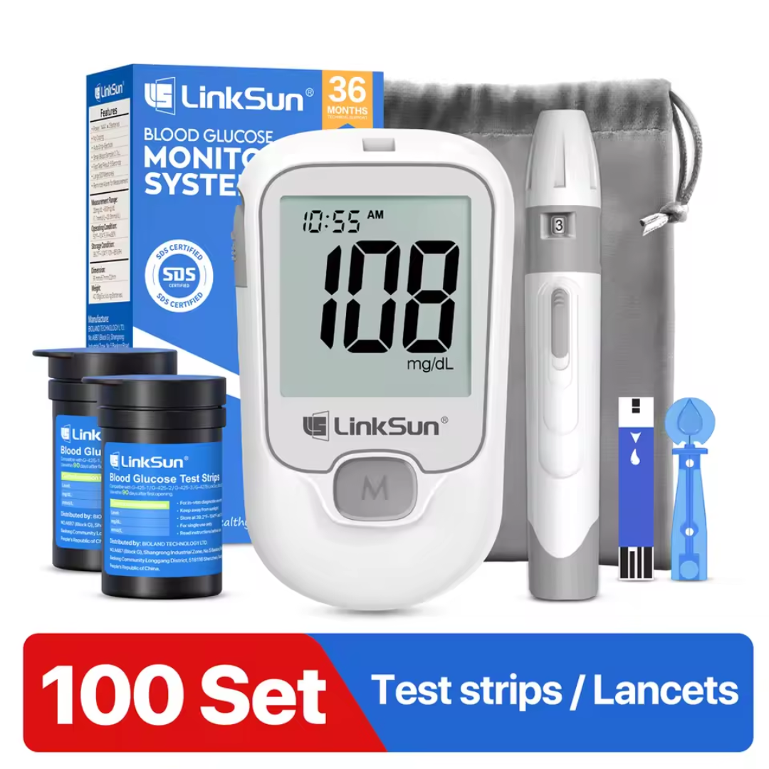 Digital Blood Sugar Tester - Complete Glucose Testing Kit