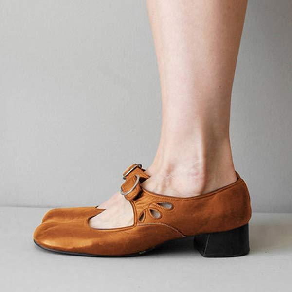 Timeless Comfort Leather Sandals with Adjustable Buckle
