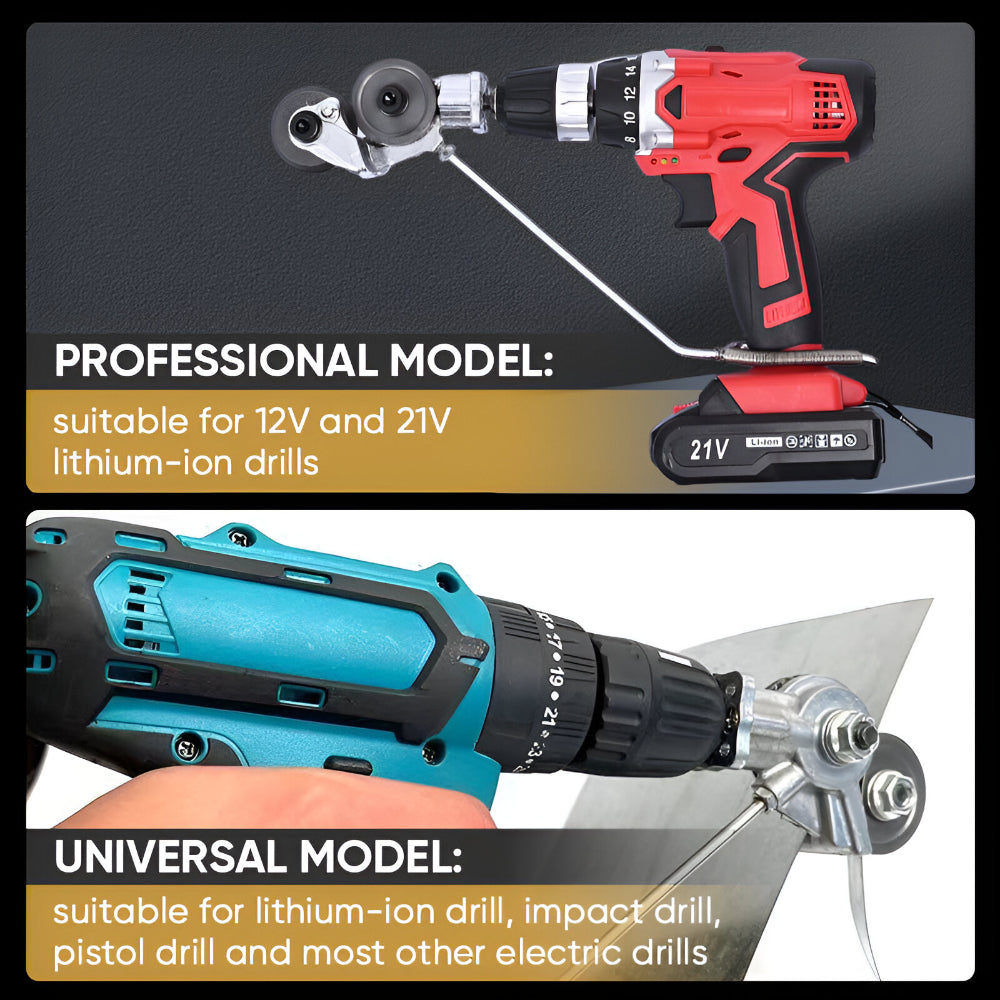 Precision Metal Cutter Drill Attachment for Effortless Shaping