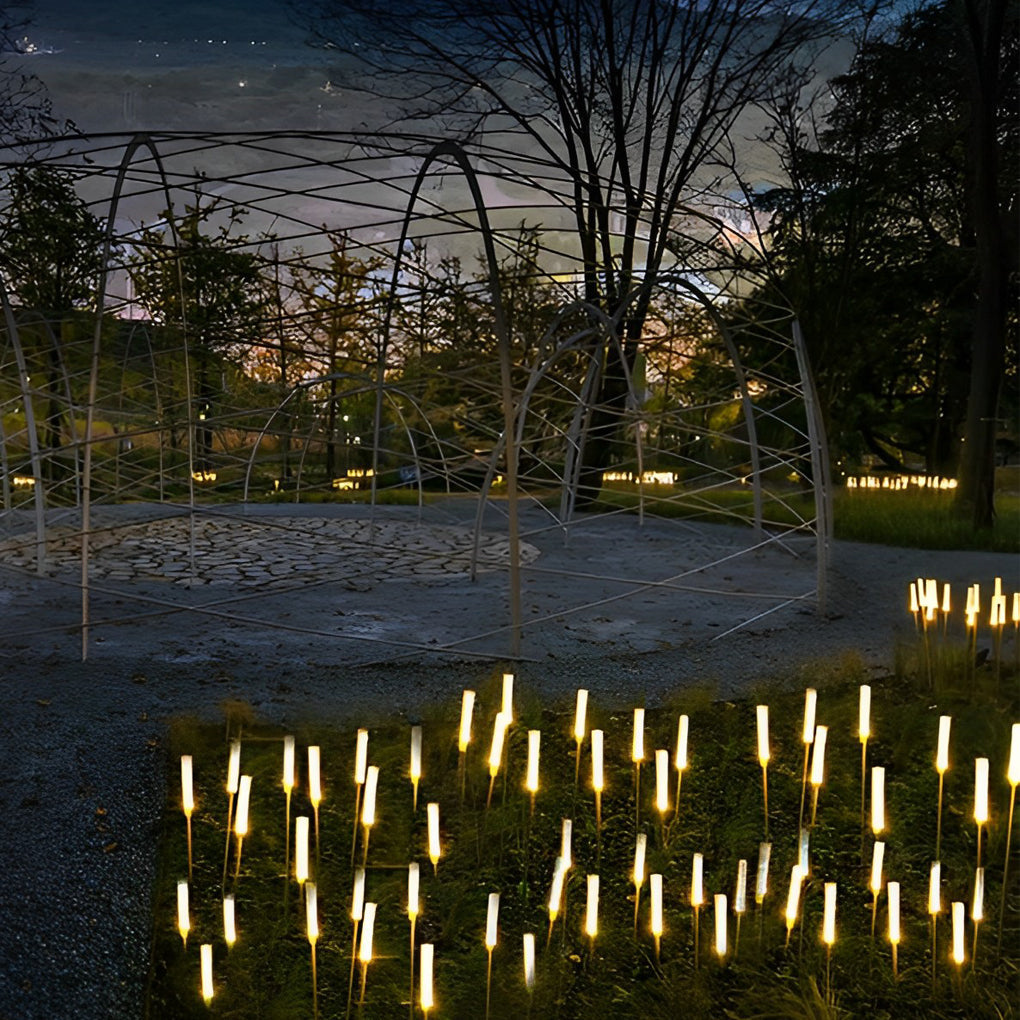 10pcs Waterproof Acrylic Frosted Taavita Outdoor Lawn Stick Lights Lamp