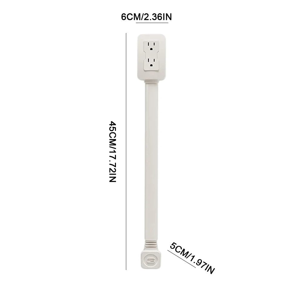 Electrical Outlet Extender with Multiple Ports