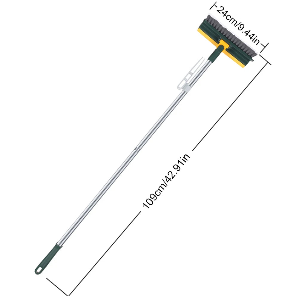 Versatile Long-Handled Cleaning Brush for Tough Stains