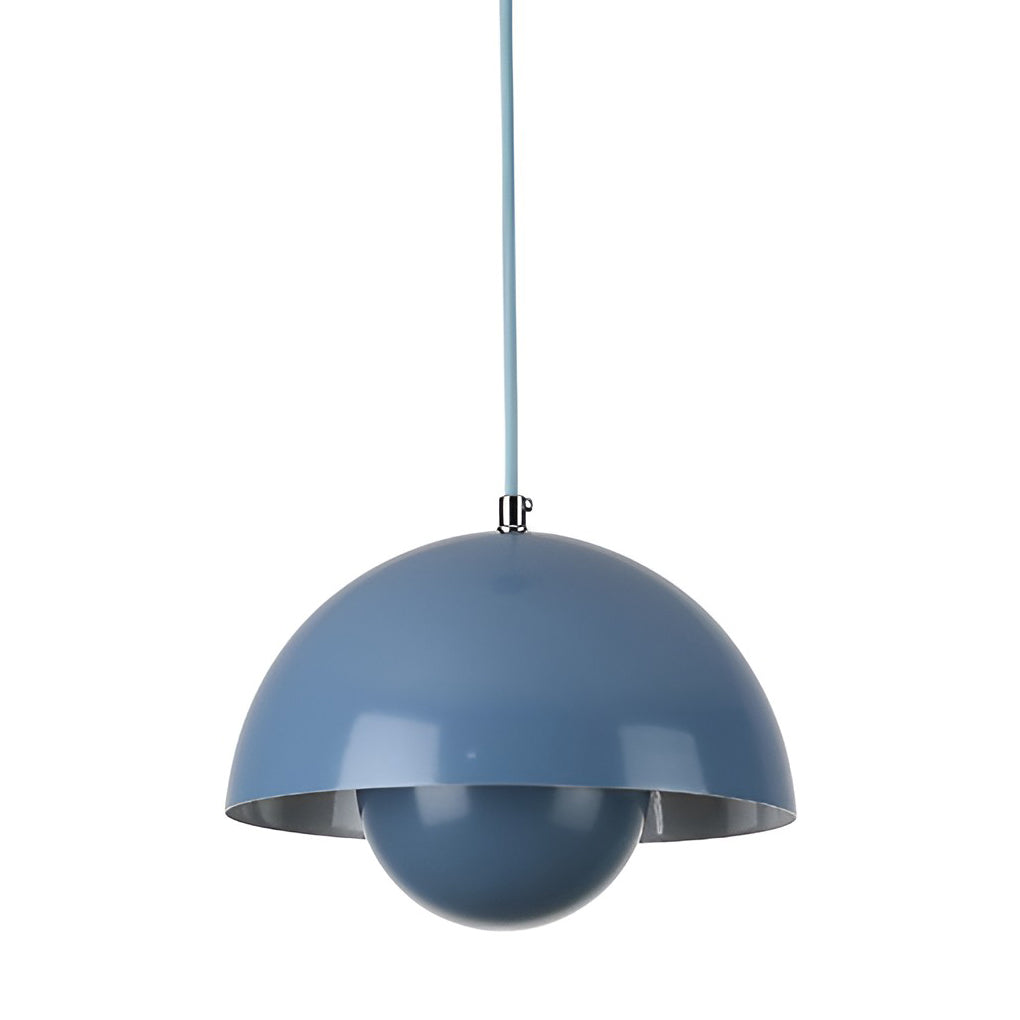 1-Light Nordic Metal Mushroom Flowerpot Pendant Light