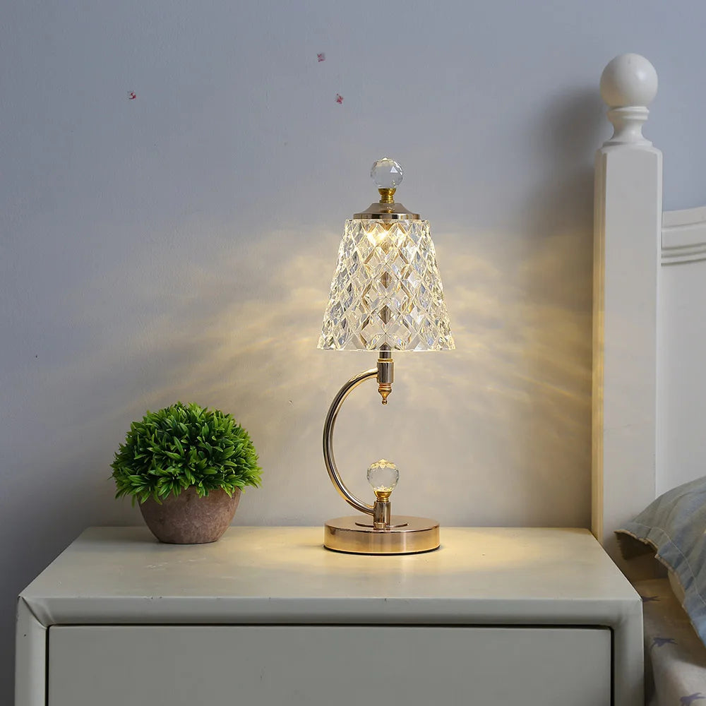 Vintage Taavita Table Lamp made of Crystal - Luxury for Your Home
