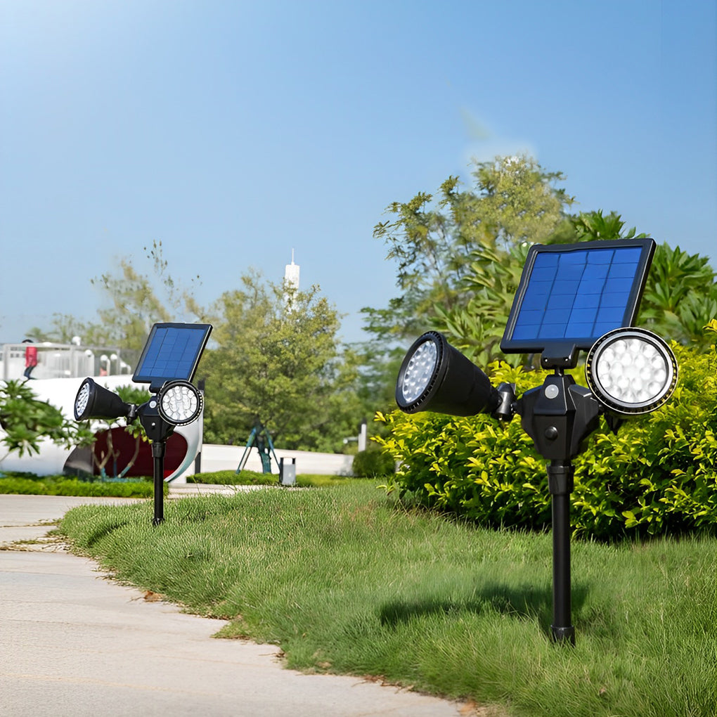 2 Pack Waterproof Intelligent Motion Sensor LED Solar Lawn Lights