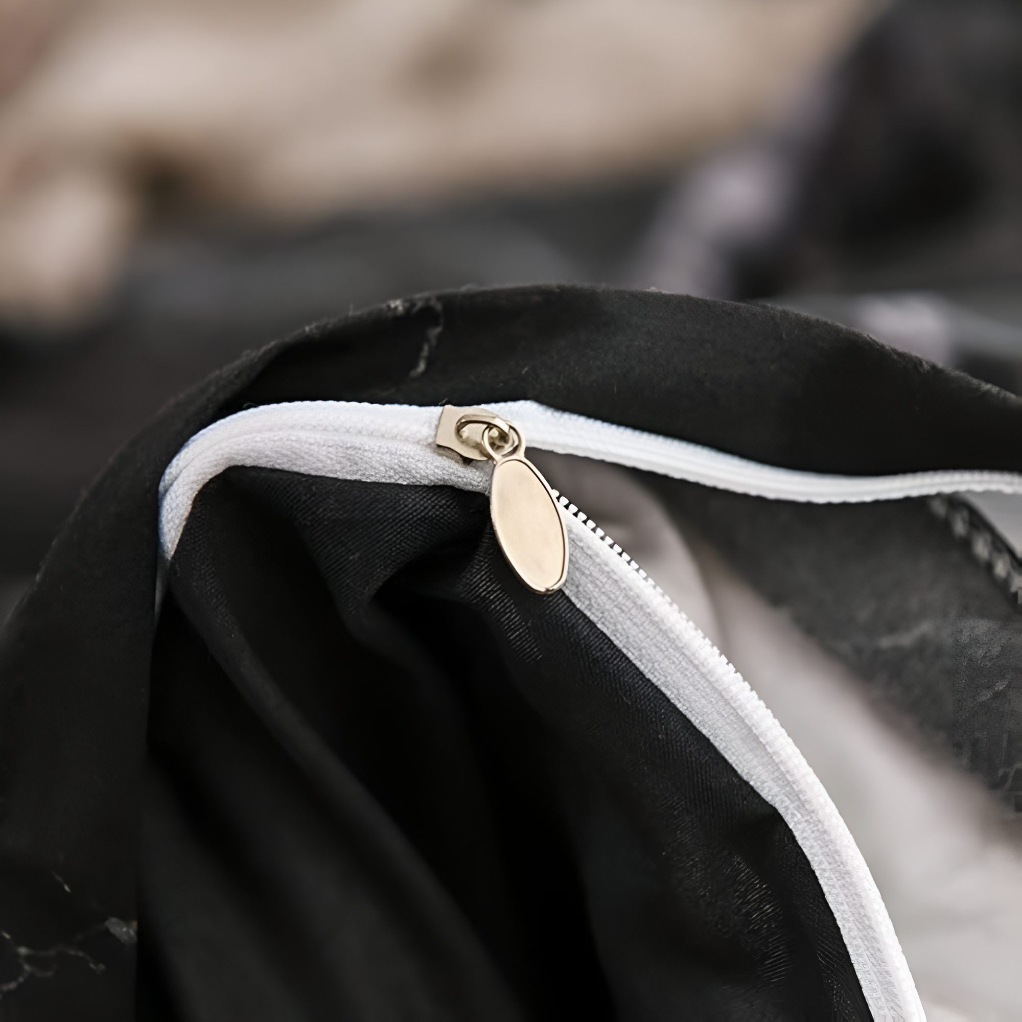 Taavita Black Marble Quilt Cover Sets | 3pcs Elegant Duvet Collection