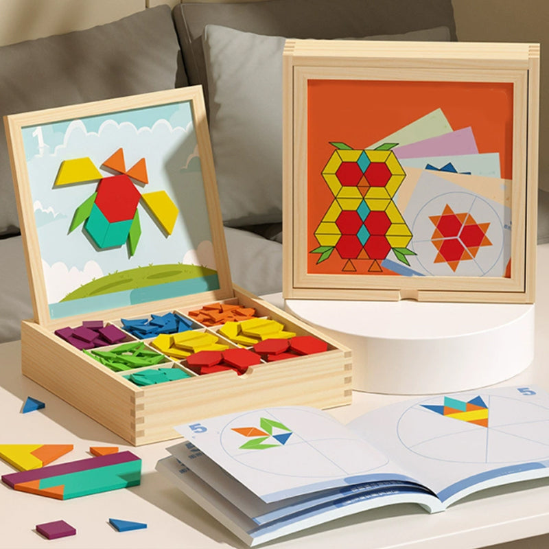 Magnetic Eco-Friendly Building Blocks with Design Cards
