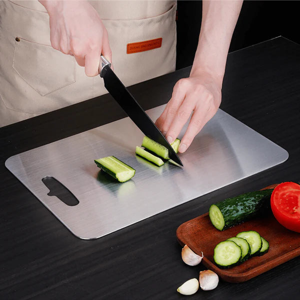 Titanio — Pure Titanium Cutting Board Lightweight & Durable Kitchen Essential